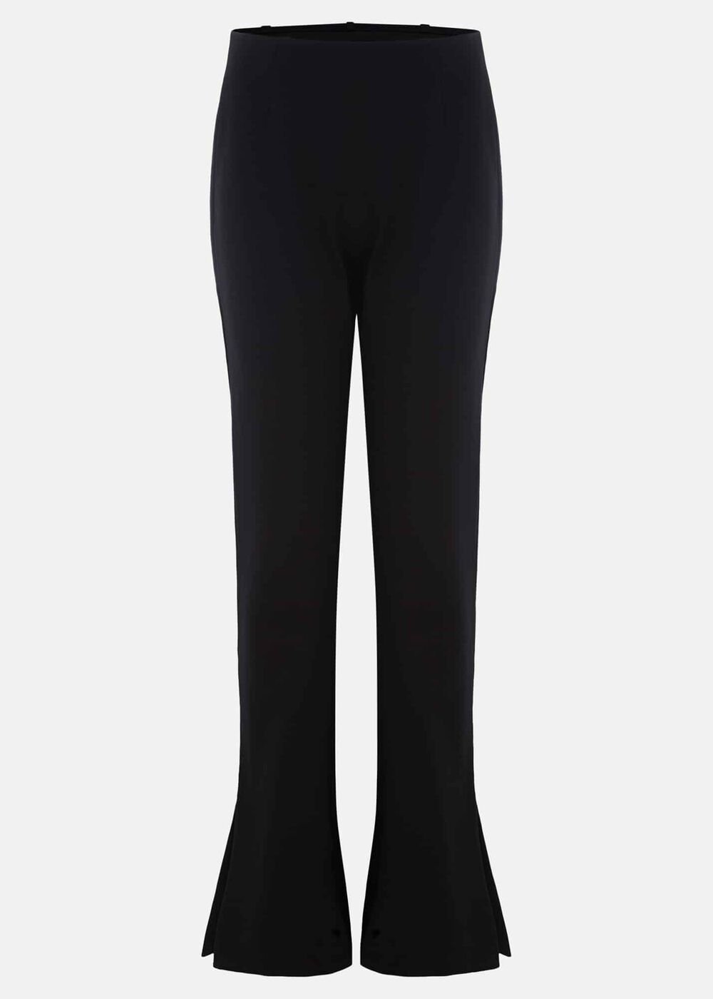Ara Side Split Bootcut Ponte Trouser - Black