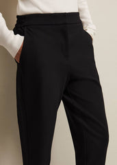 Kimia Ponte Tapered Trouser - Black