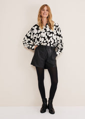 Hadley Pleather Shorts - Black