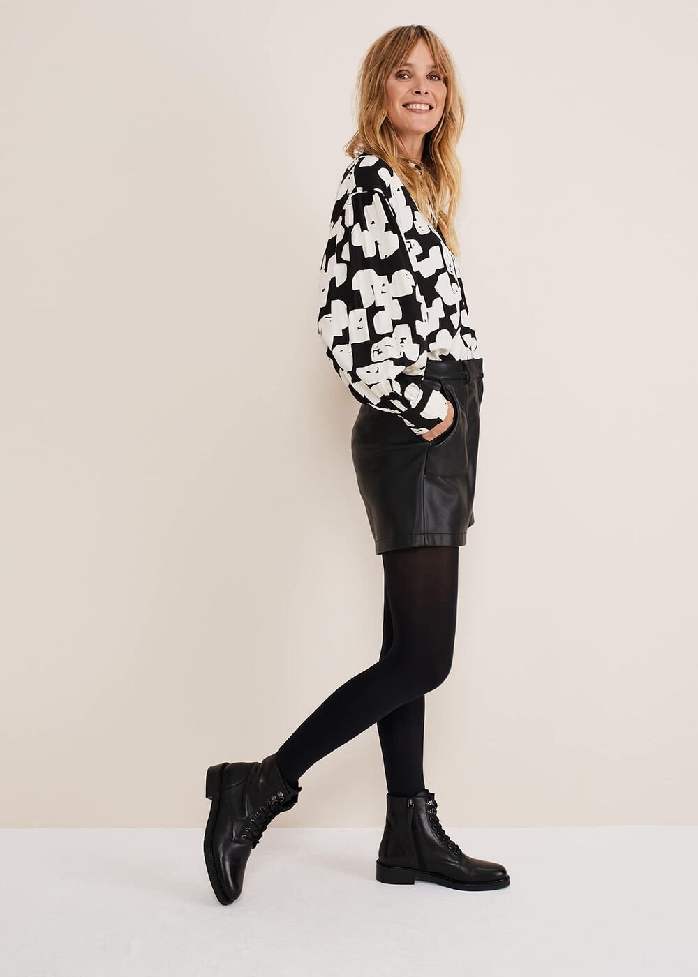Hadley Pleather Shorts - Black