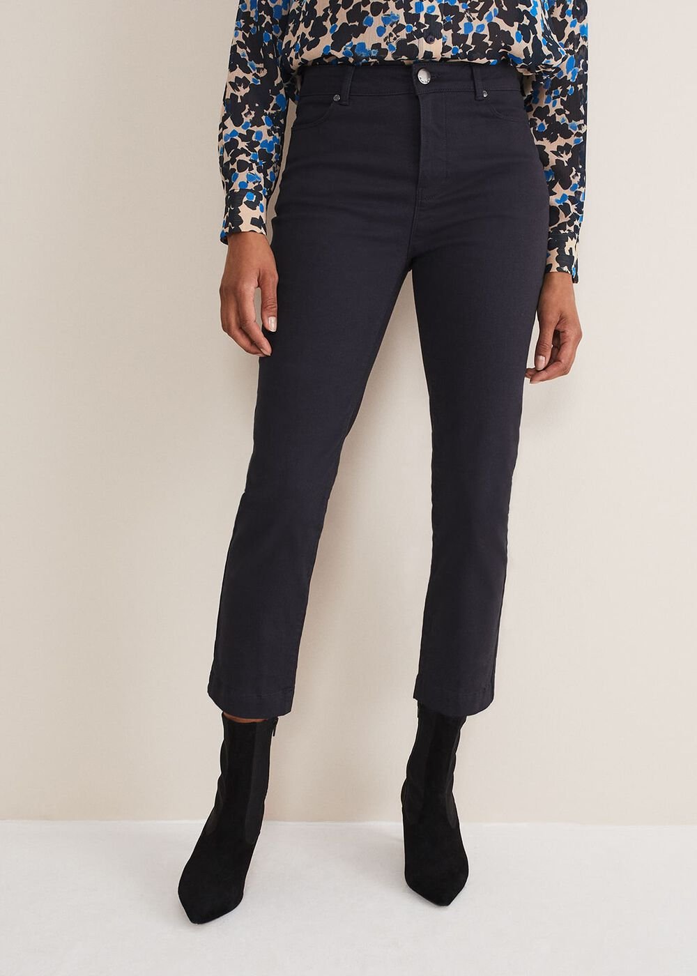 Ocha Straight Leg Jeans - Dark Indigo