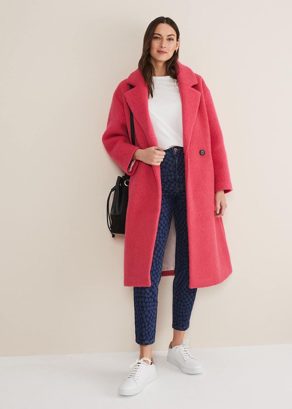 Petra Heart Straight Leg Jeans - Mid Blue