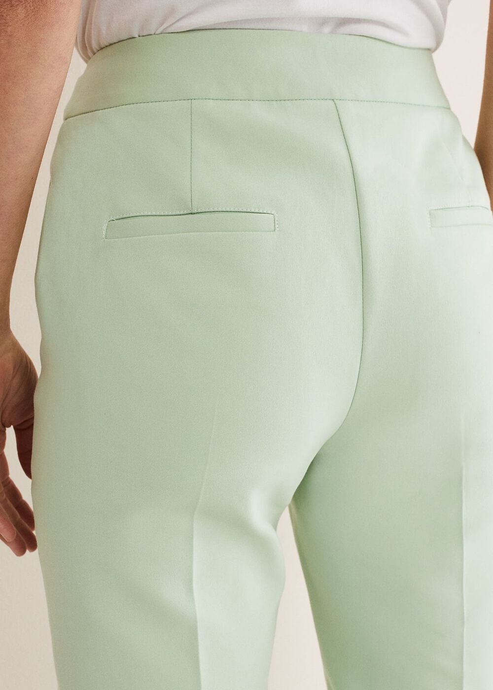 Ulrica Straight Leg Trousers - Pistachio