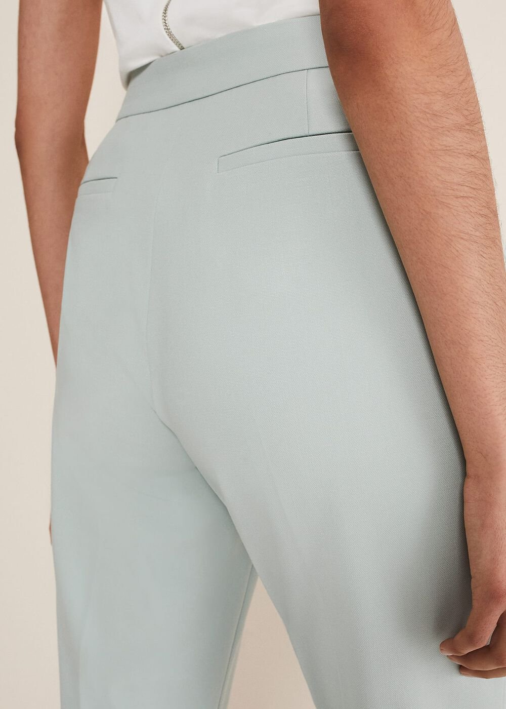 Eira Cigarette Trousers - Eau De Nil