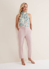 Eira Cigarette Trousers - Antique Rose