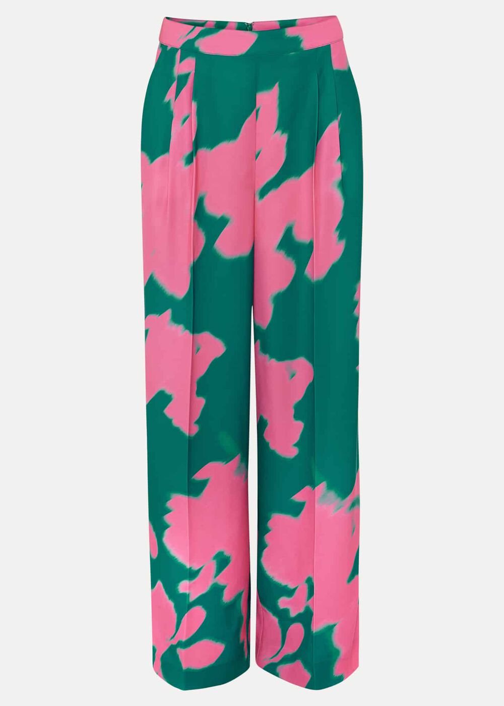 Madison Abstract Trousers Co-Ord - Green/Pink