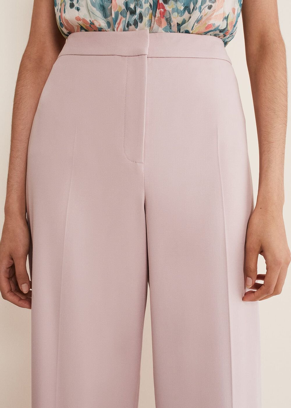 Celyn Wide Leg Trousers - Antique Rose