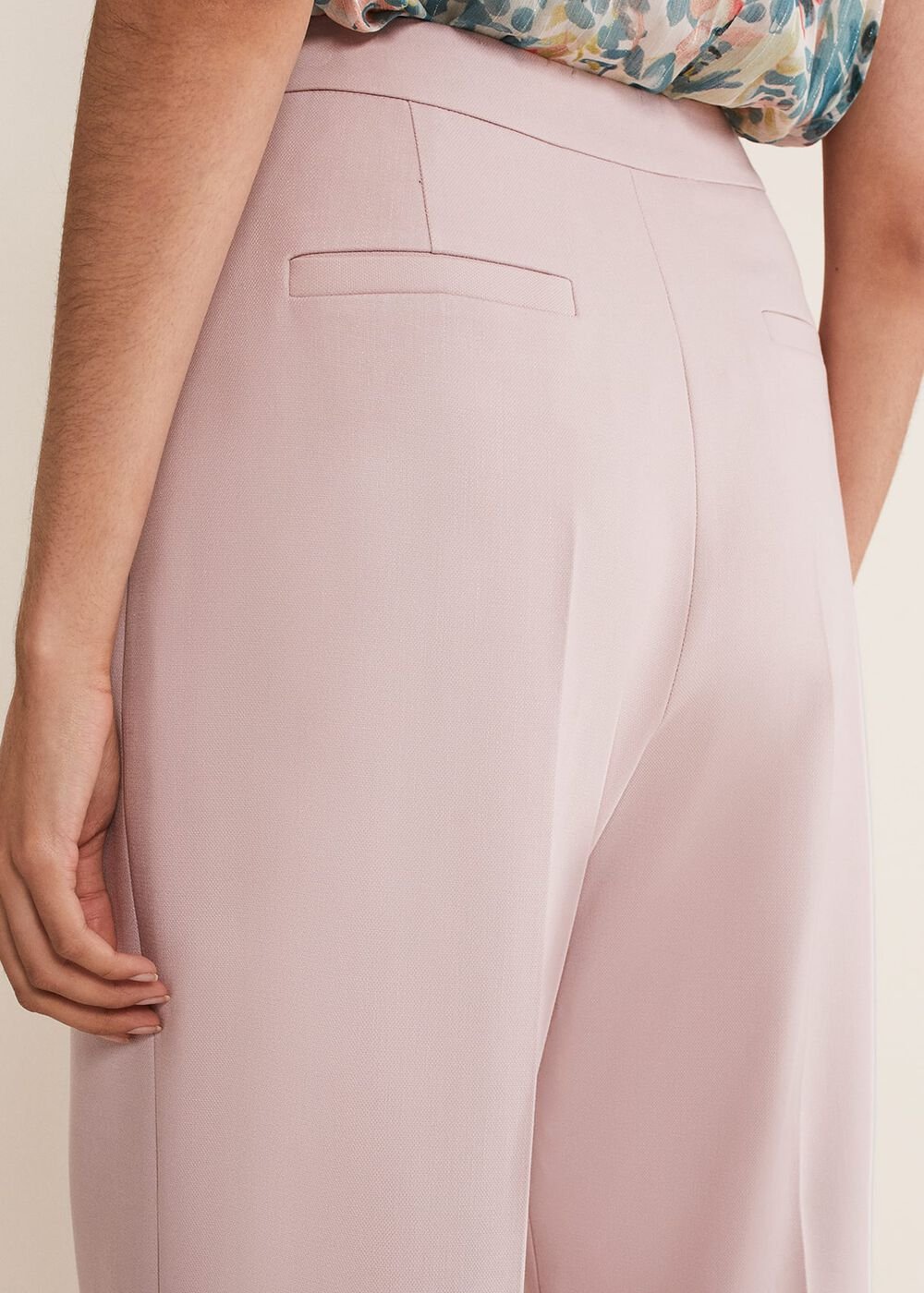 Celyn Wide Leg Trousers - Antique Rose