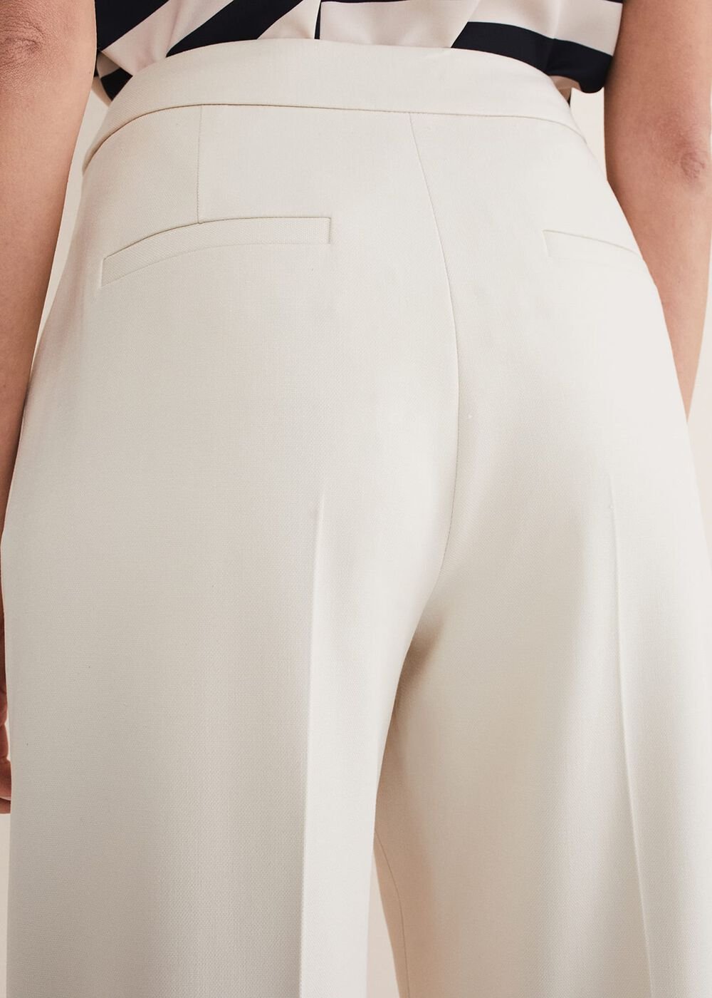 Celyn Wide Leg Trousers - Almond