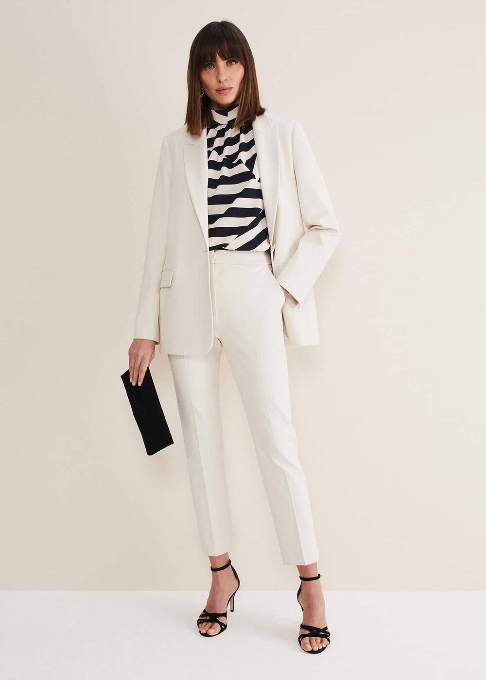 Eira Cigarette Trousers - Almond