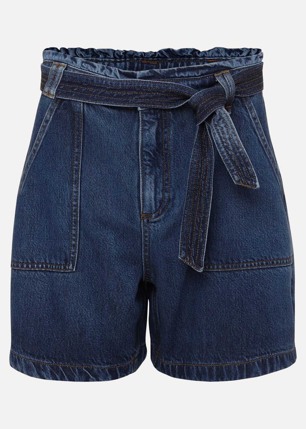 Paige Denim Shorts - Mid Wash