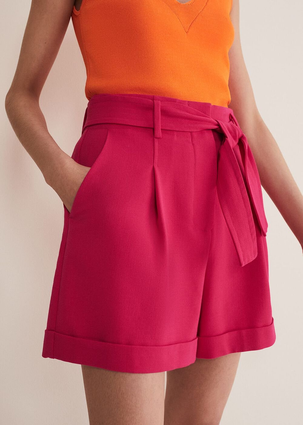 Camilla Pink Shorts - Raspberry
