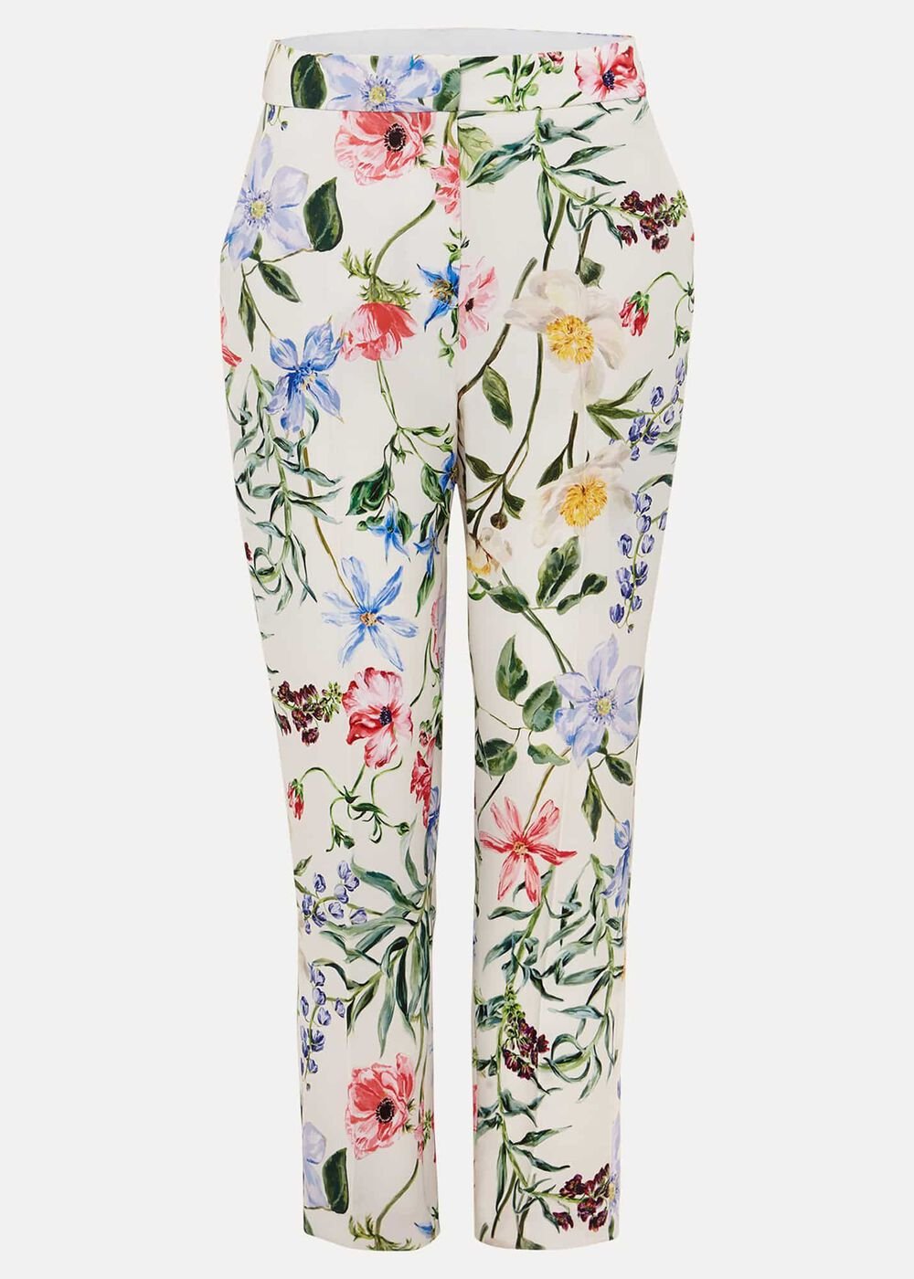 Ulrica Floral Cigarette Trousers - Multi-Coloured