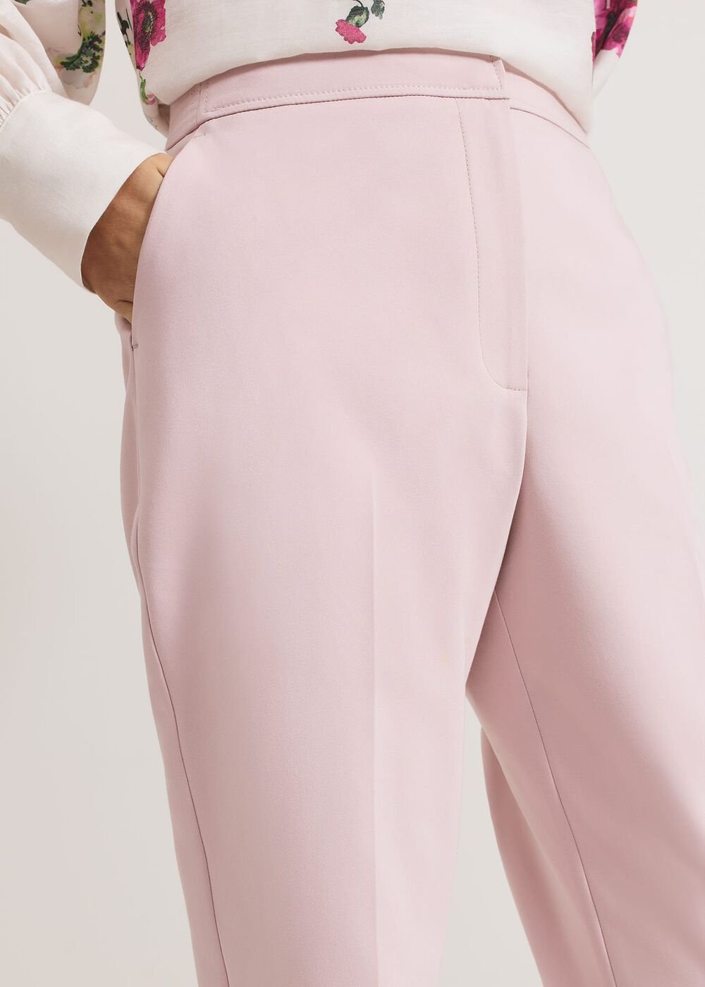 Ulrica Tapered Suit Trouser - Antique Rose