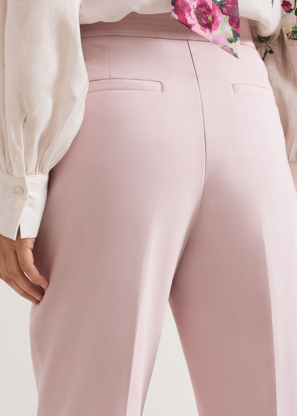 Ulrica Tapered Suit Trouser - Antique Rose