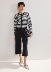 Aubrielle Wide Leg Culottes - Black