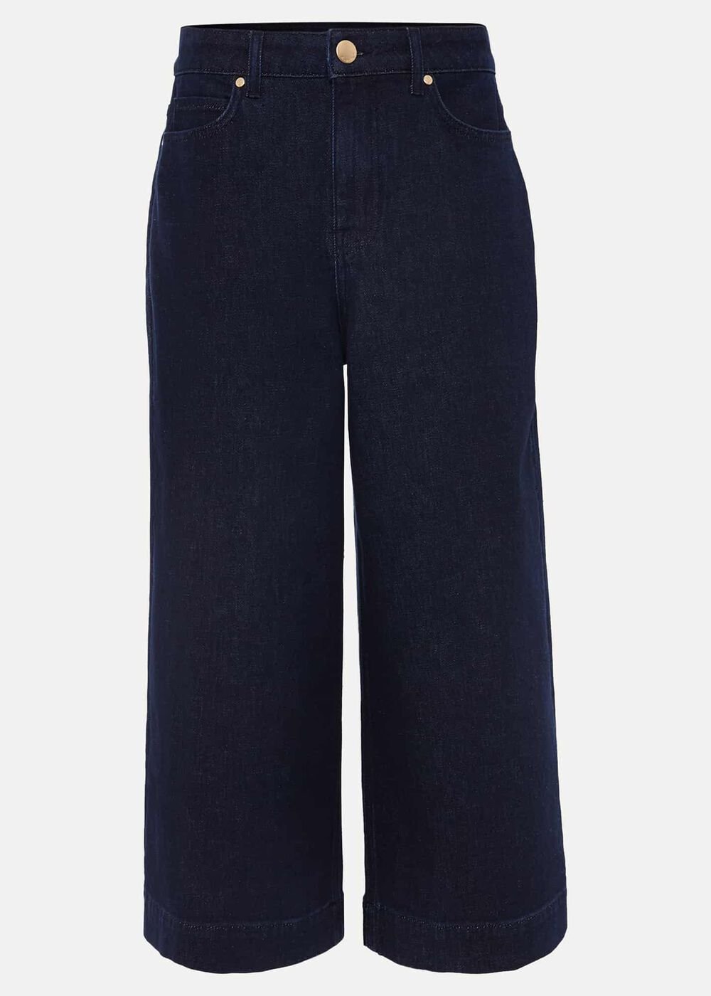 Leyla Dark Wash Denim Culotte - Dark Wash