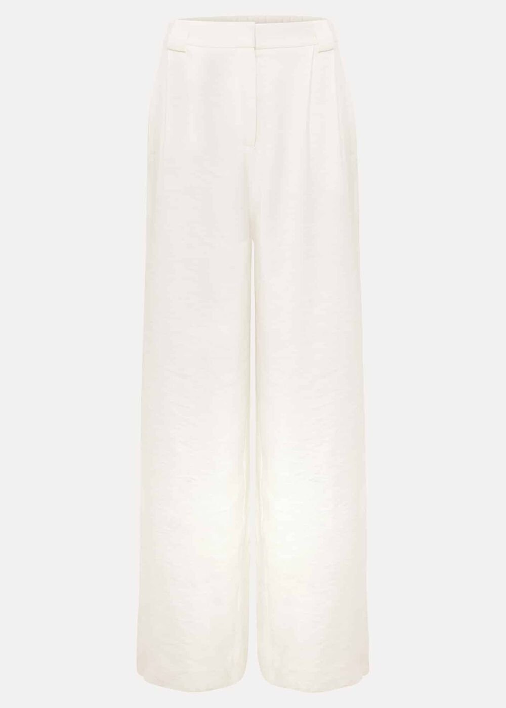 Petite Tyla White Wide Leg Trousers - White
