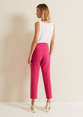Ulrica Tapered Suit Trousers - Hot Pink