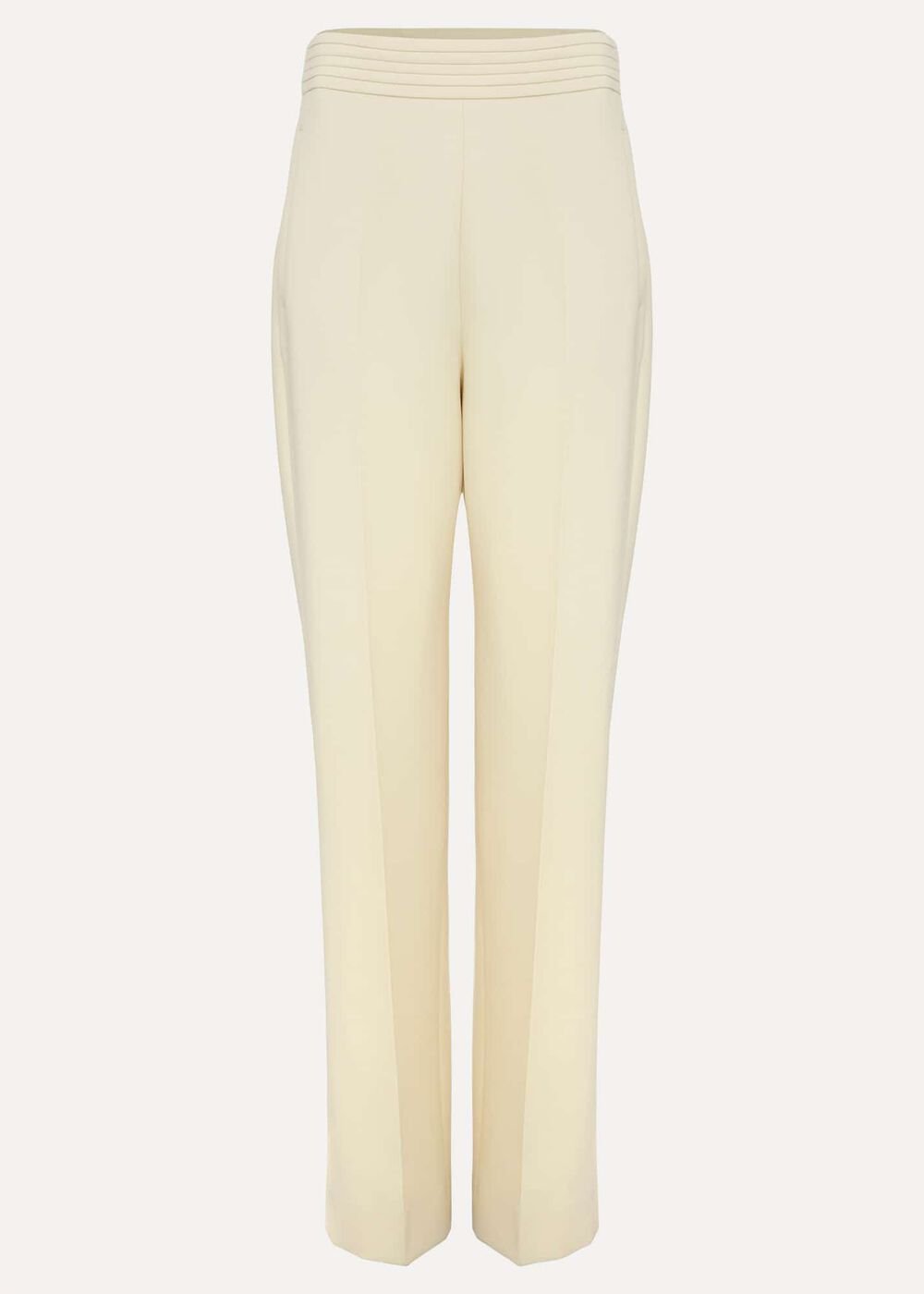 Alexis Pleat Waistband Suit Trouser - Yellow