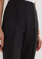 Miah Stretch Capri Trousers - Black