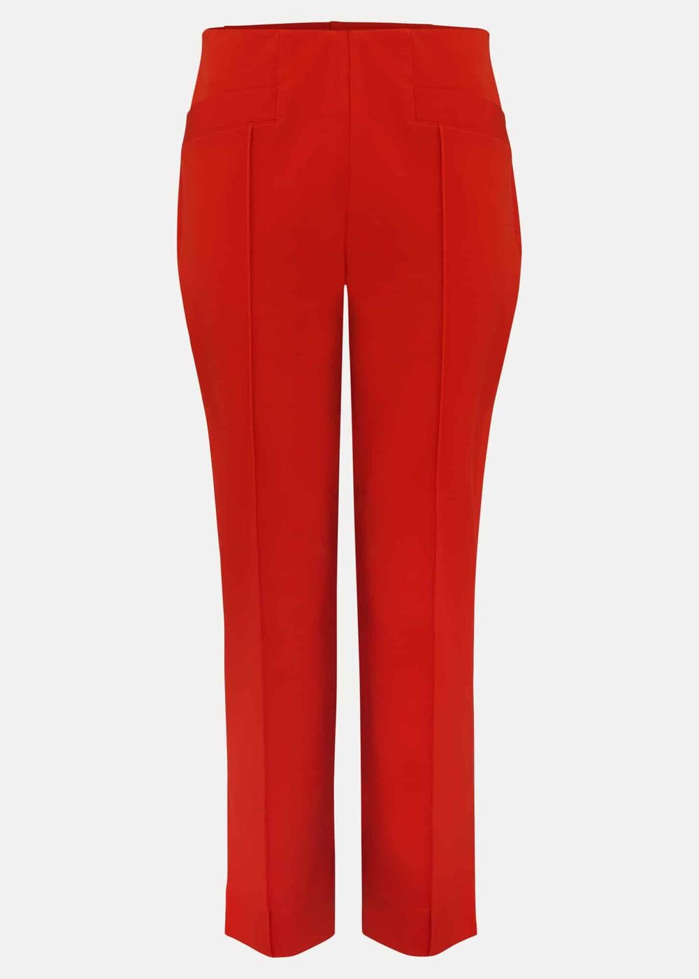 Miah Stretch Capri Trousers - Red