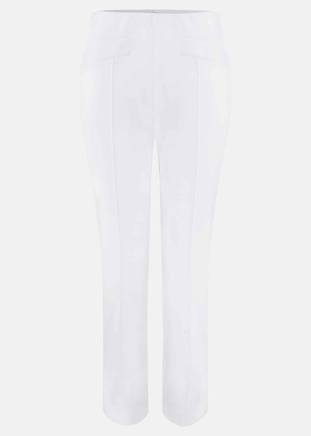Miah Stretch Capri Trousers - White