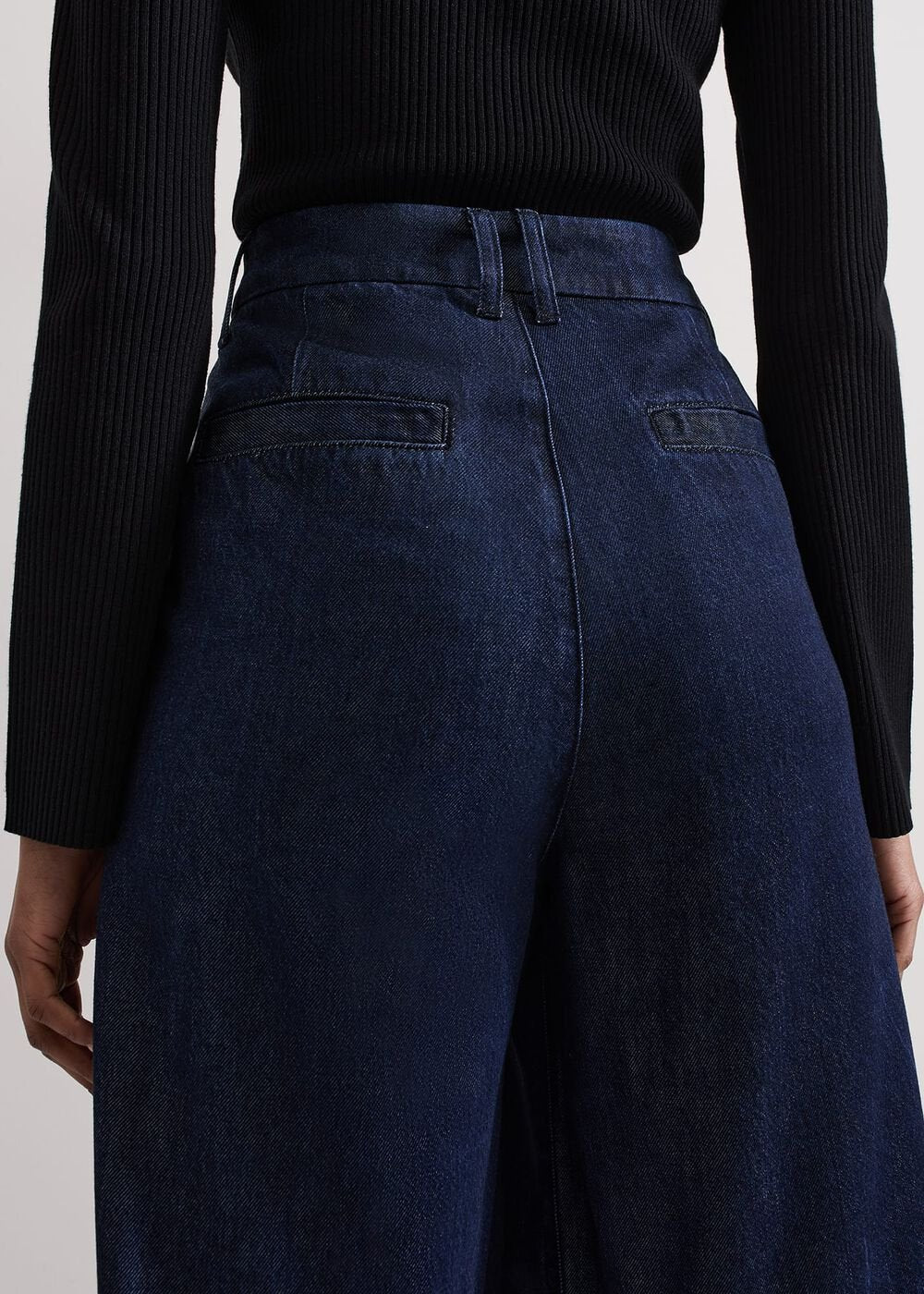 Cerys Denim Wide Leg Jean - Dark Wash