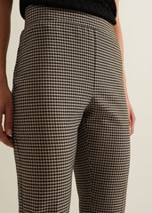 Donna Dogtooth Treggings - Black/Multi