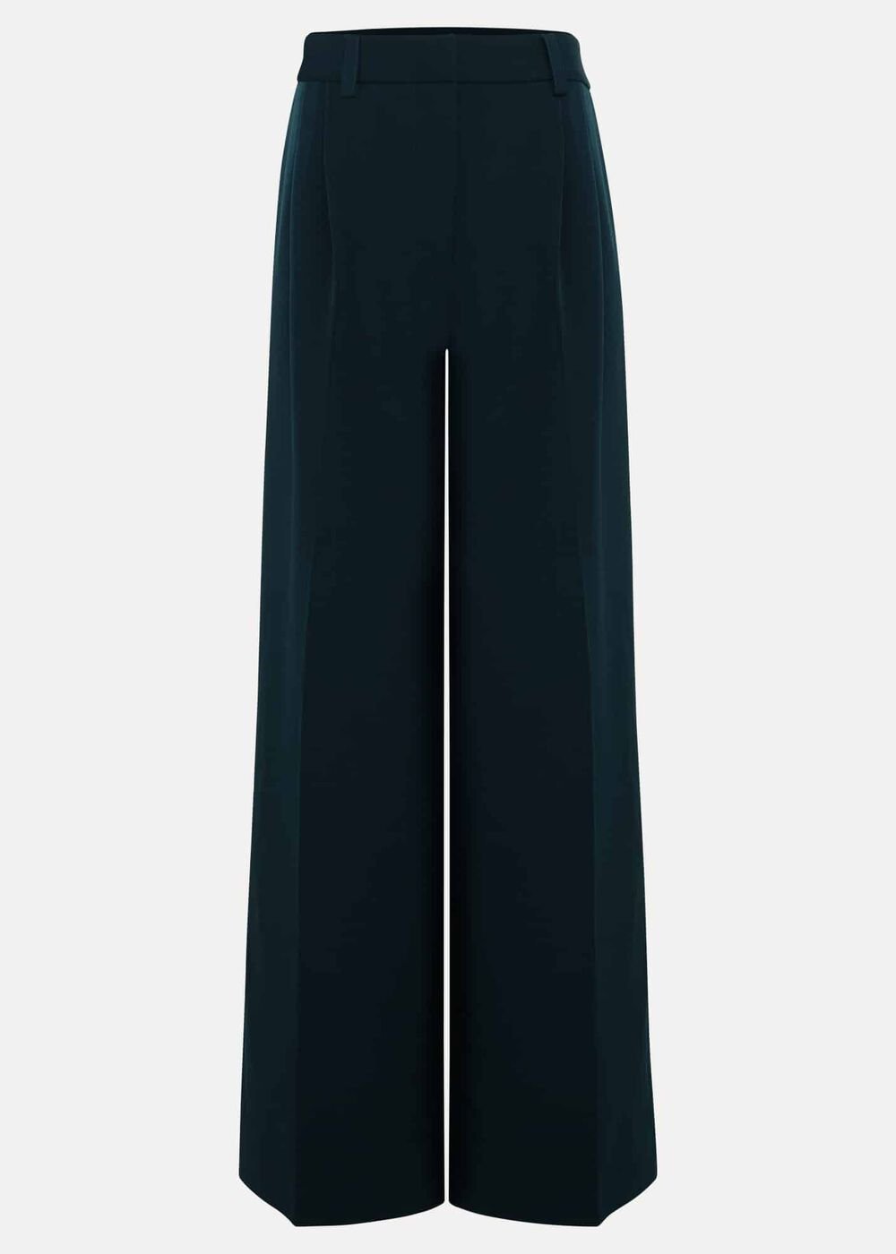 Arabella Pleat Wide Leg Trouser - Green