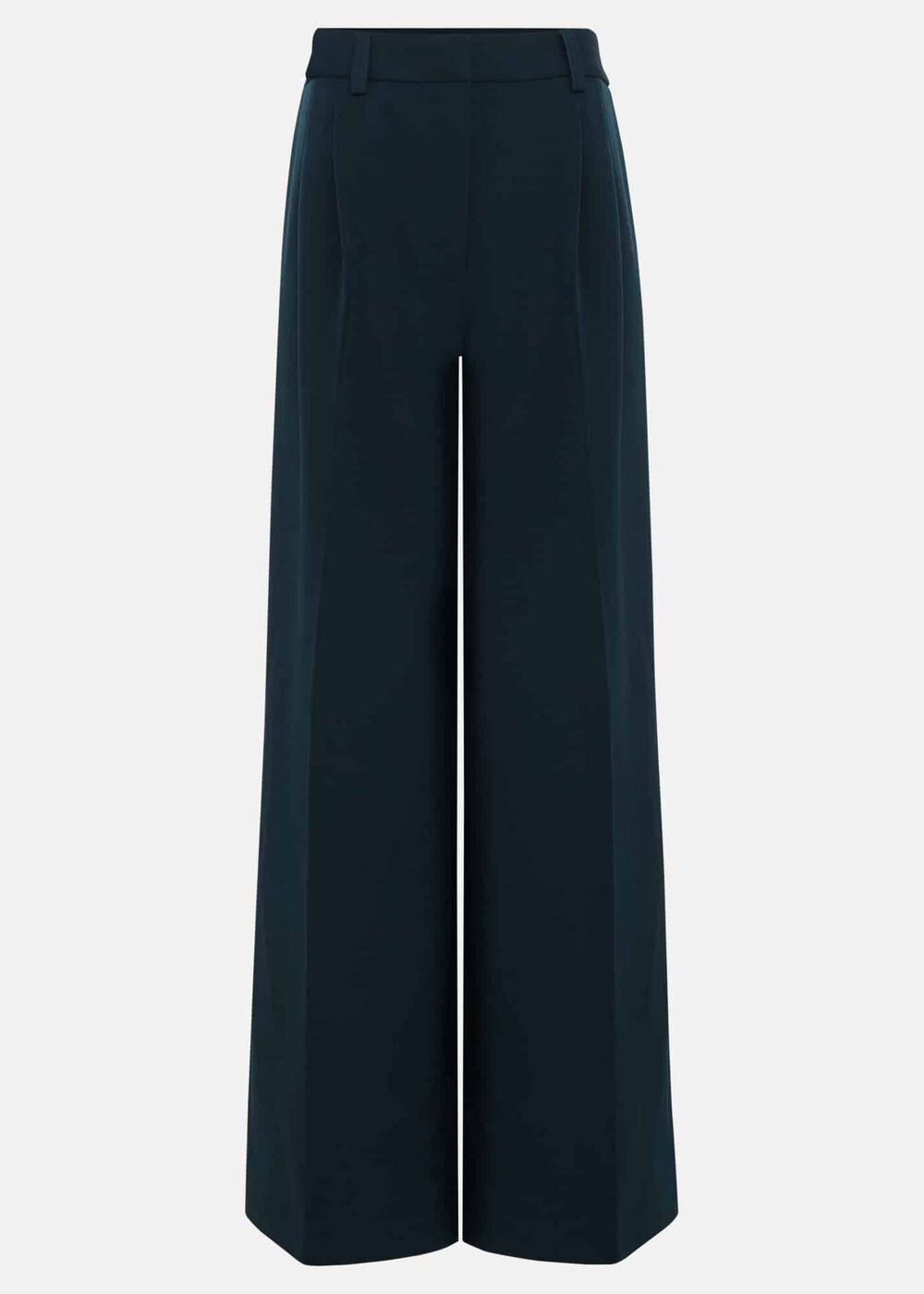 Petite Arabella Pleat Wide Leg Trousers - Green