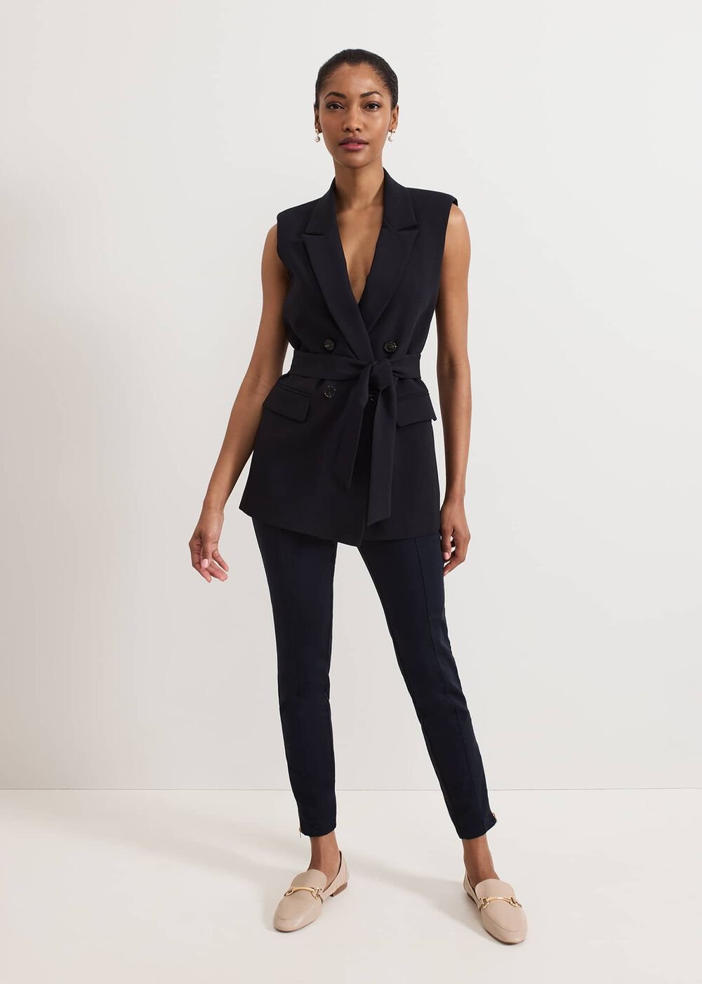 Amina Skinny Trousers - Indigo