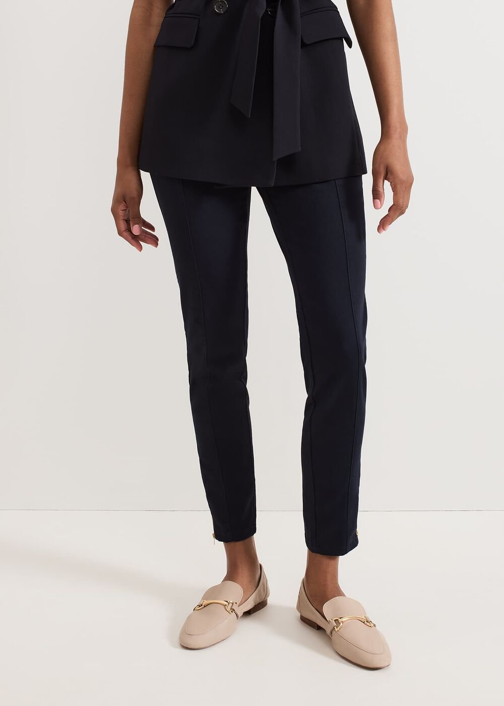 Amina Skinny Trousers - Indigo