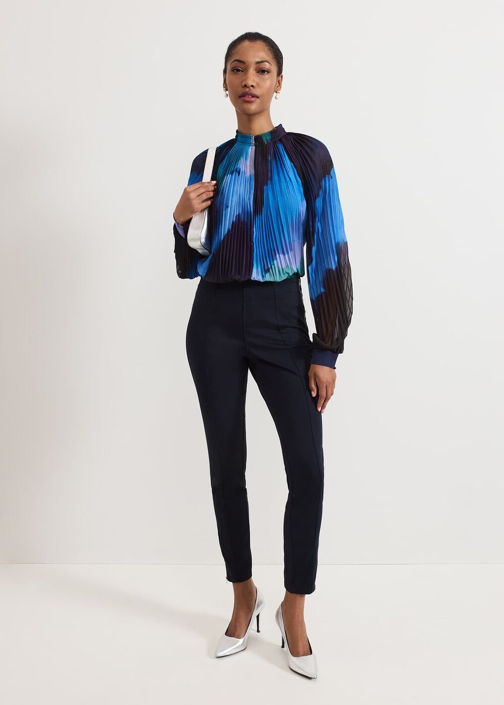 Amina Skinny Trousers - Indigo