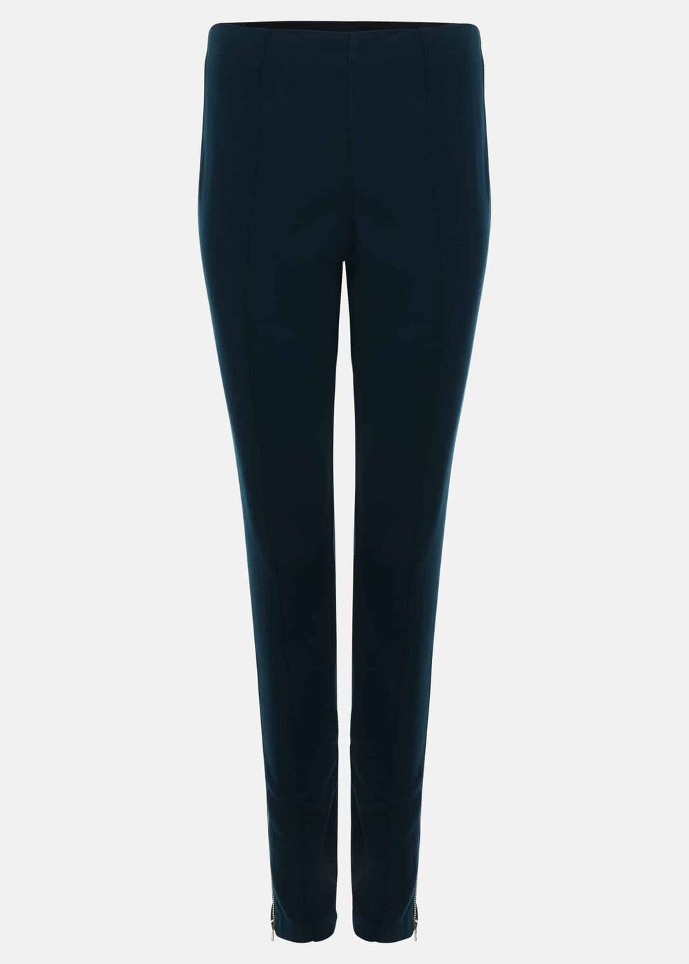 Amina Skinny Trousers - Dark Green