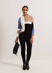 Petite Amina Skinny Trouser - Black