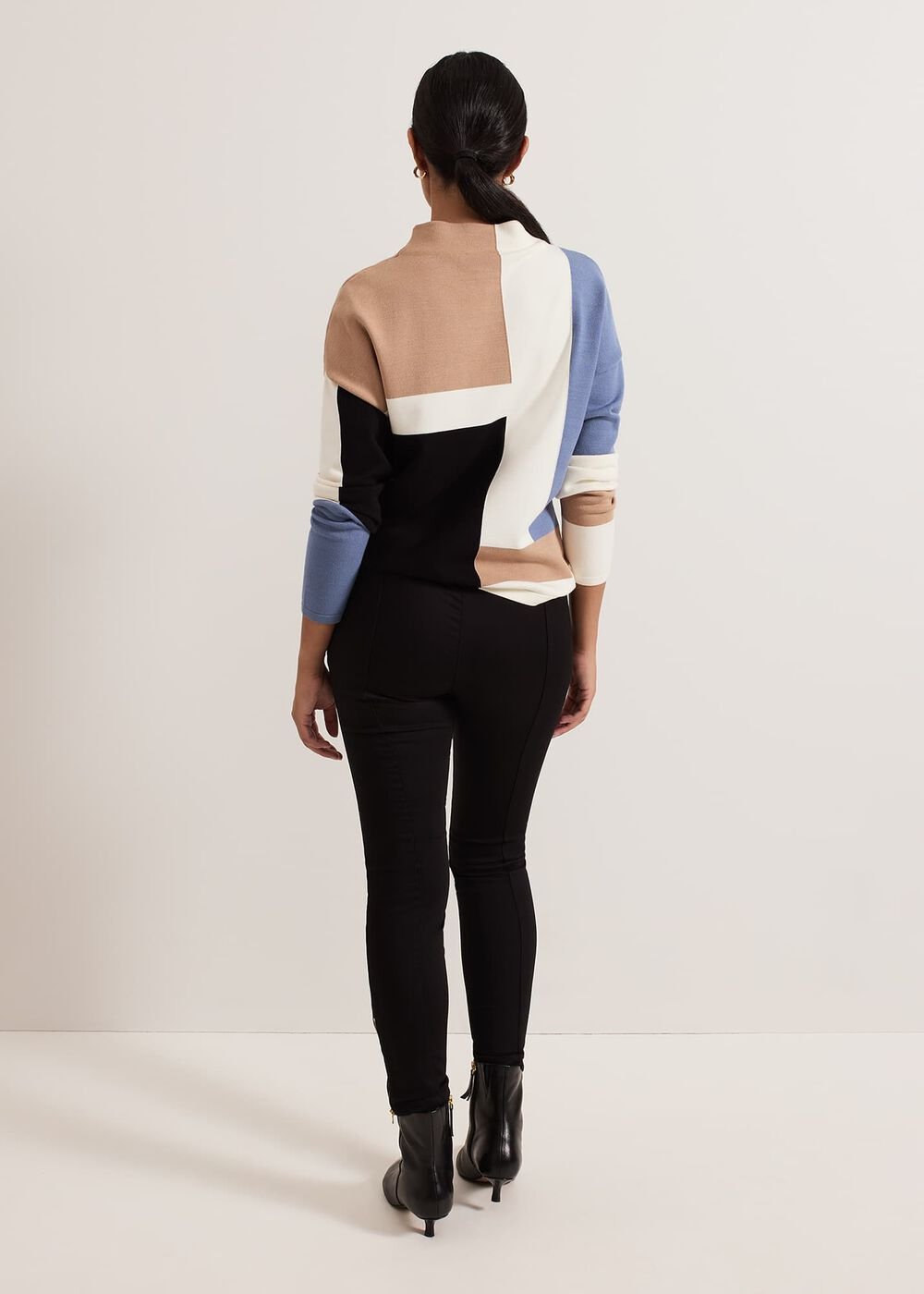 Petite Amina Skinny Trouser - Black