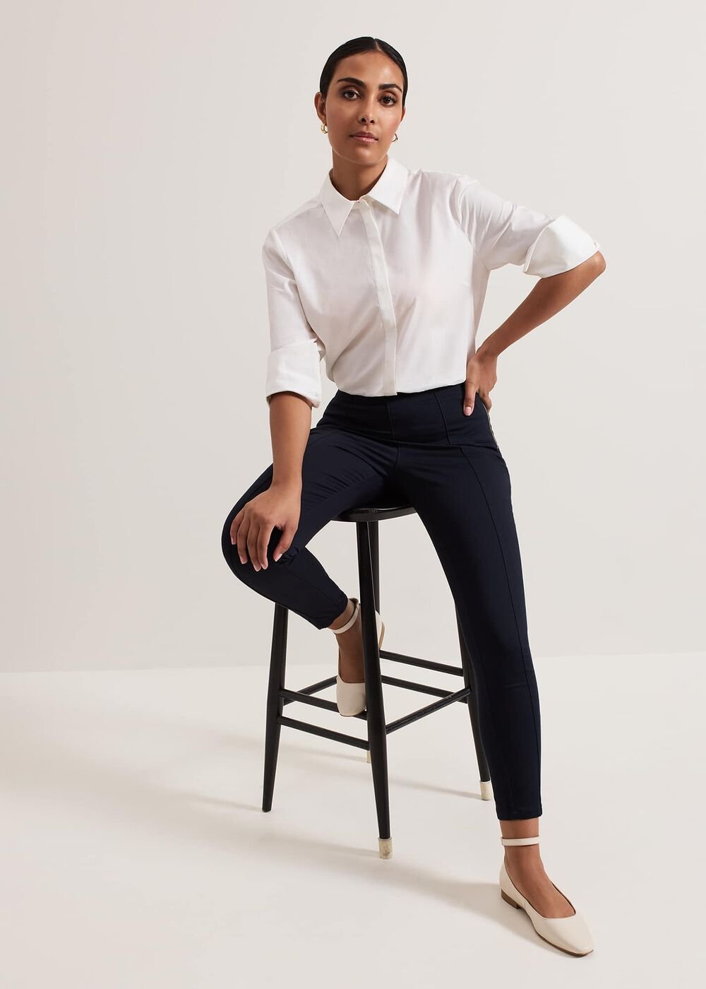 Petite Amina Skinny Trouser - Indigo