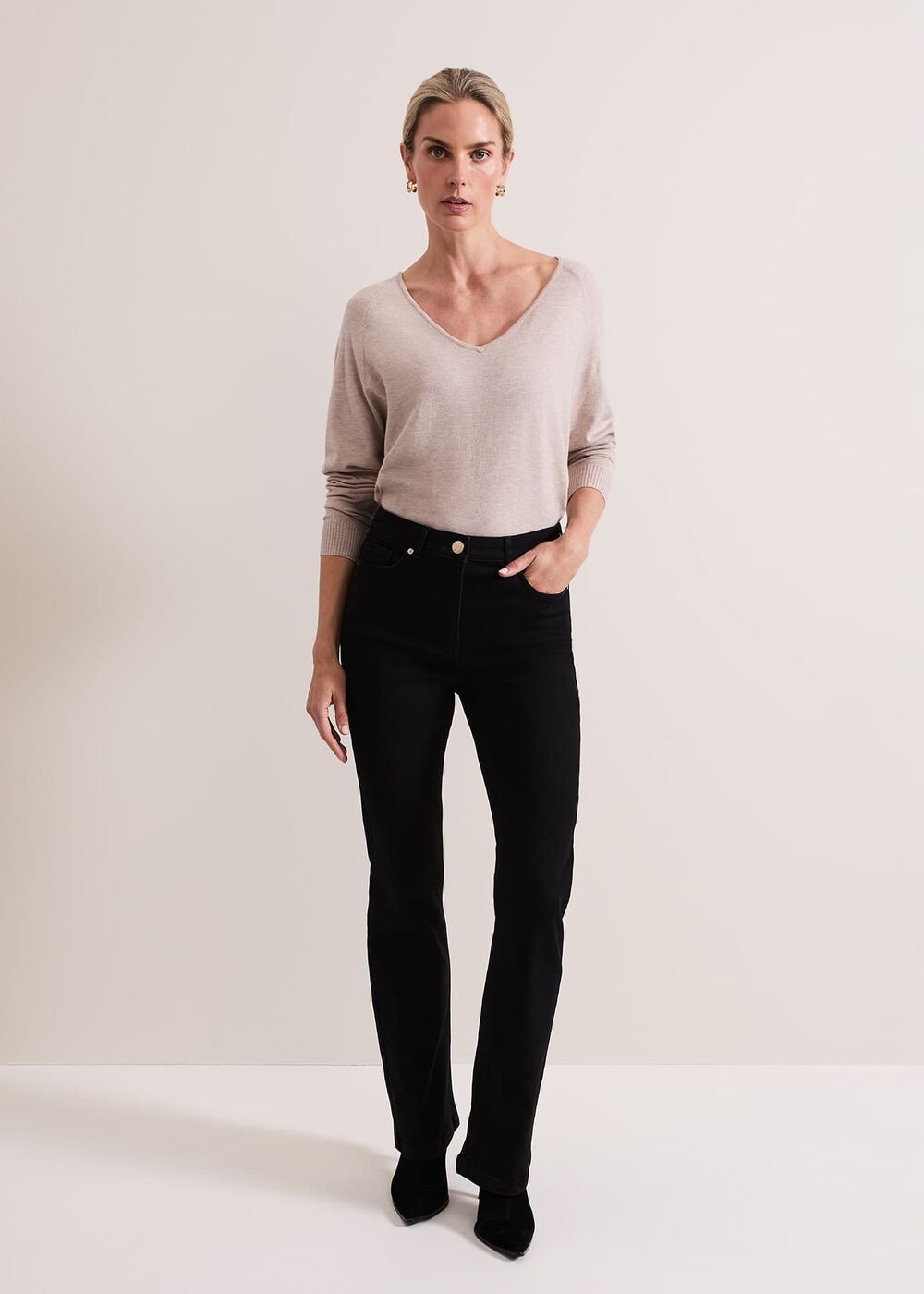 Olivia Bootcut Jean - Black