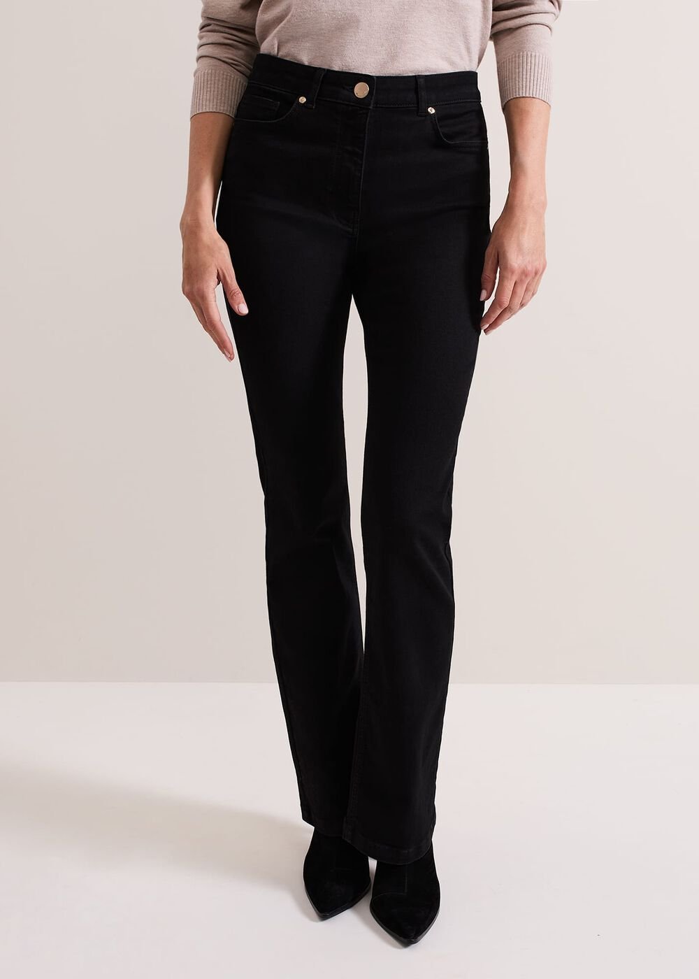 Olivia Bootcut Jean - Black