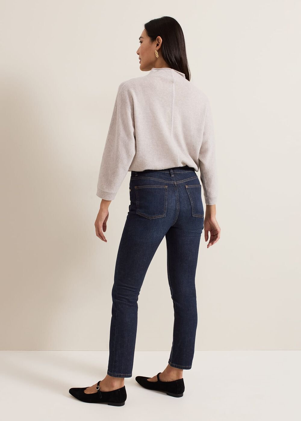 Sara Slim Leg Jeans - Dark Wash