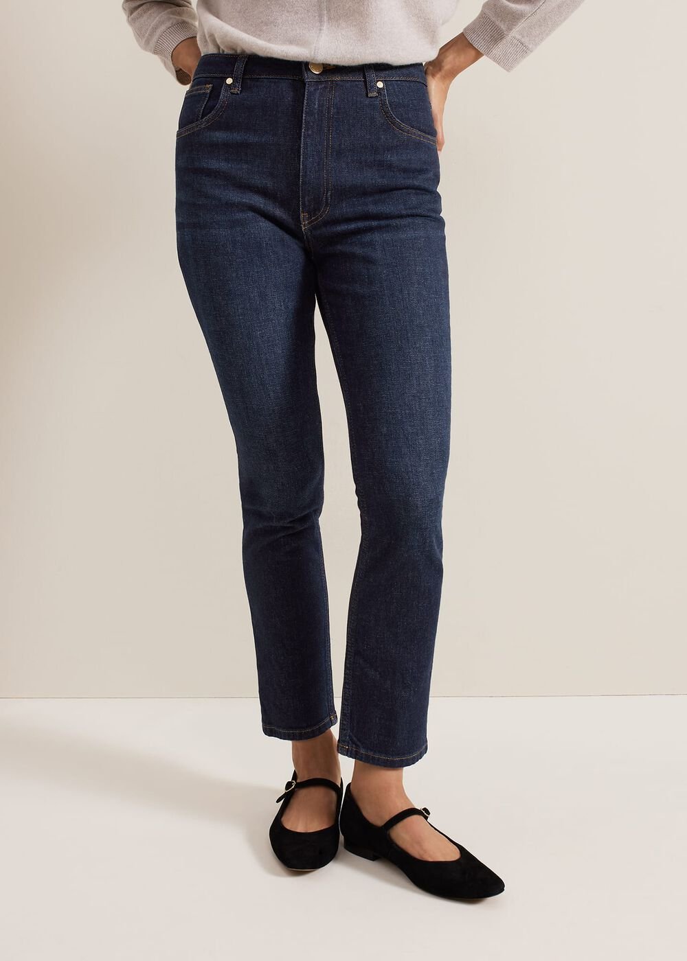 Sara Slim Leg Jeans - Dark Wash
