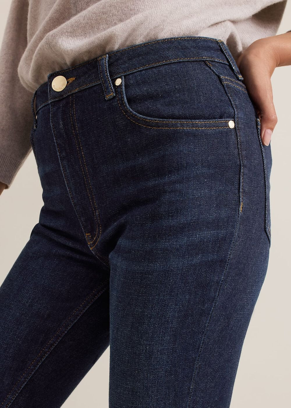 Sara Slim Leg Jeans - Dark Wash