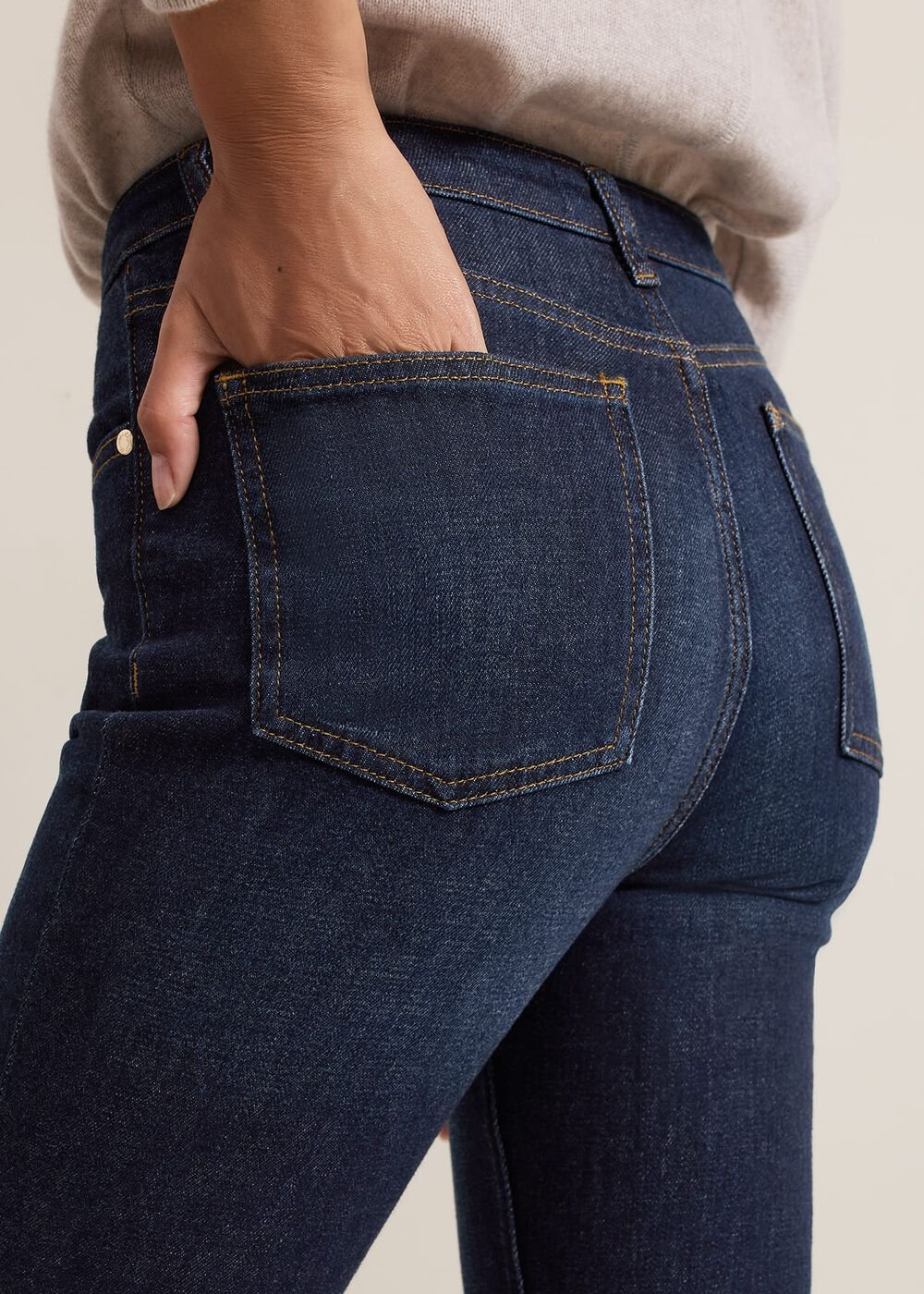 Sara Slim Leg Jeans - Dark Wash