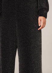Corinne Sparkle Trousers - Gunmetal