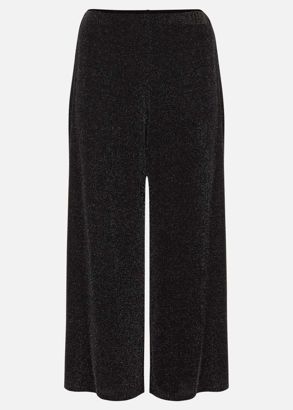 Corinne Sparkle Trousers - Gunmetal