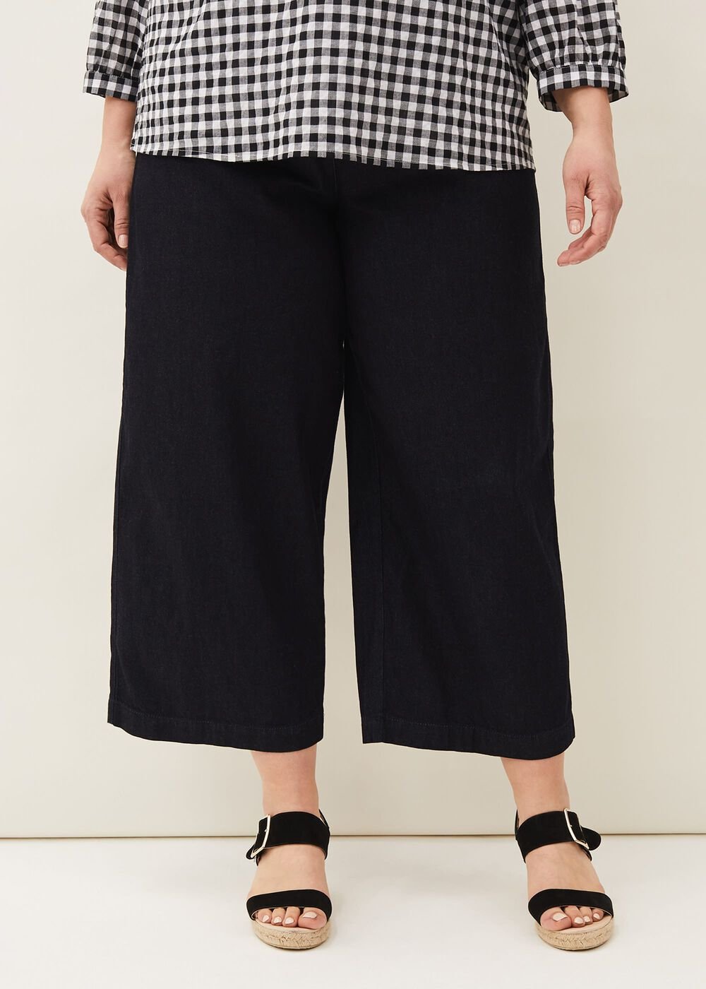 Nora Denim Culottes - Indigo
