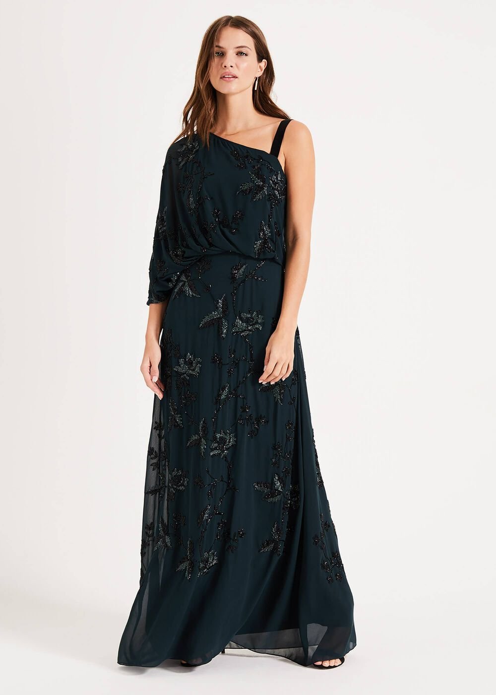 Shirley Embellished Maxi Dress - Ever Green