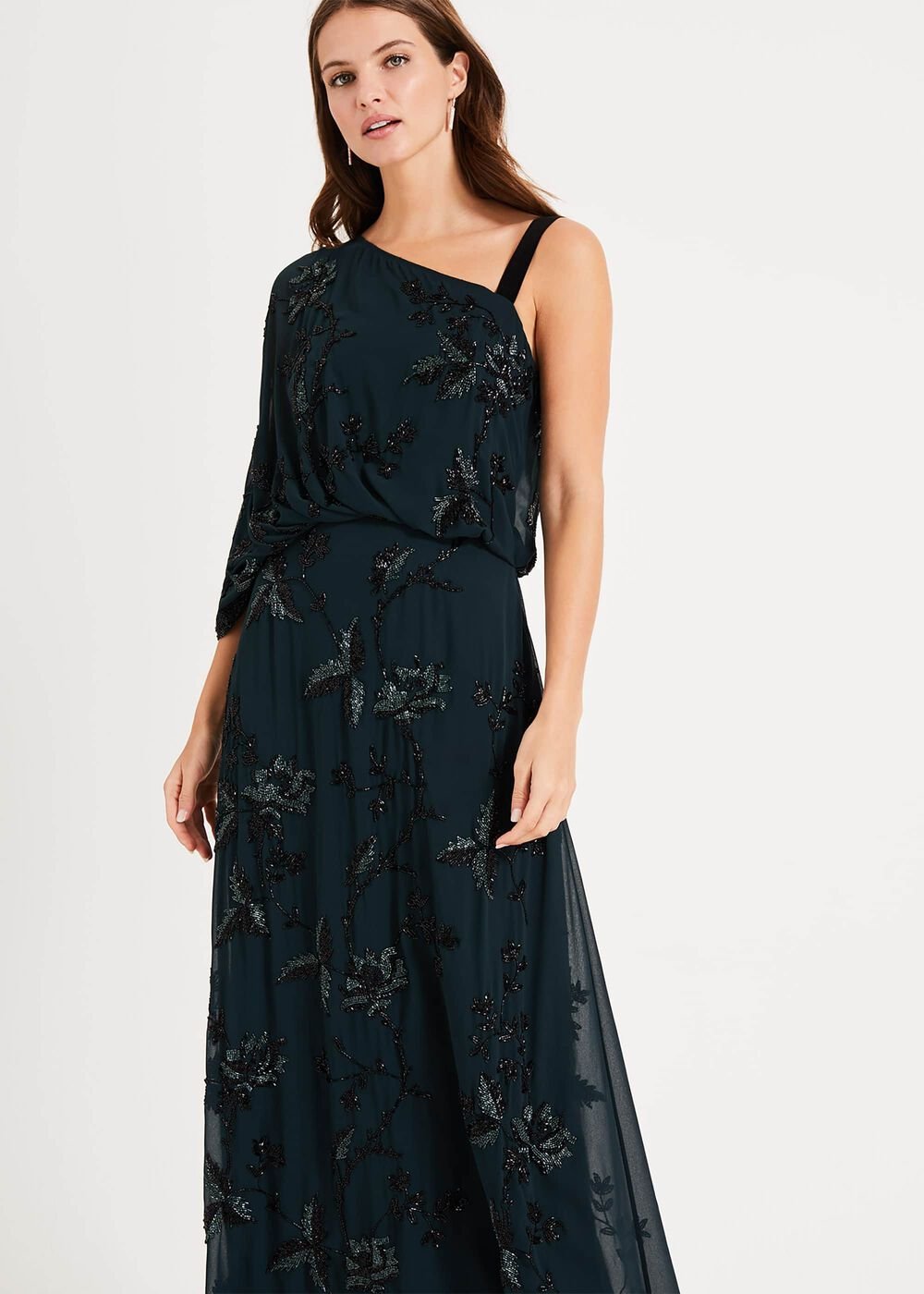 Shirley Embellished Maxi Dress - Ever Green