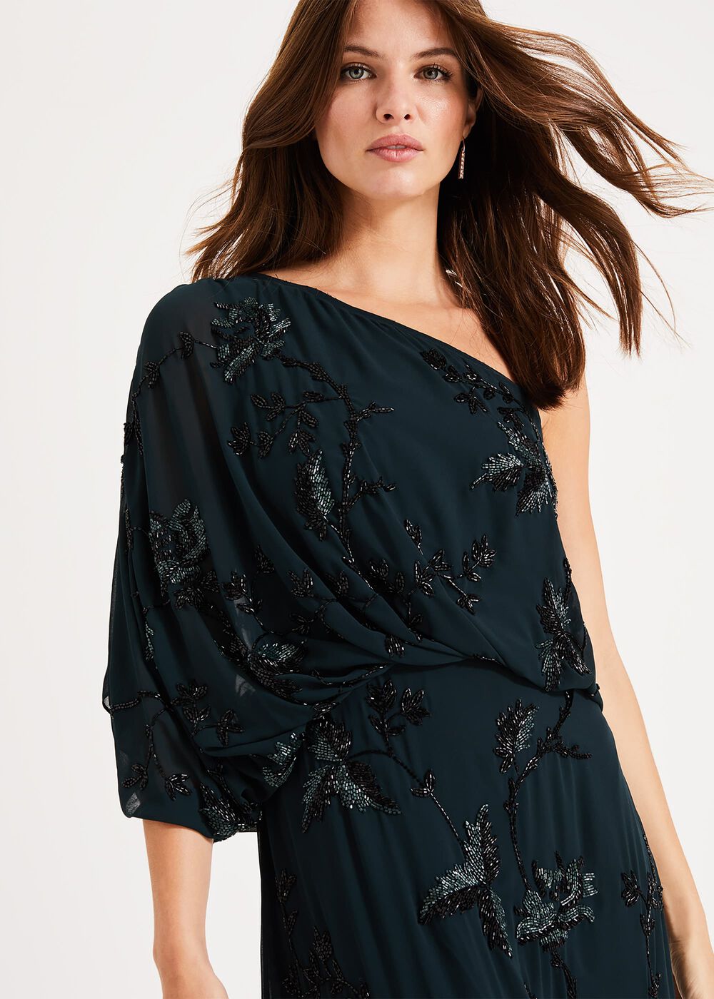 Shirley Embellished Maxi Dress - Ever Green